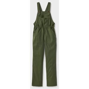 Duluth Trading Co Green Hempstop Pull-On Bib Overalls Jumpsuit XXL 2XL NWT